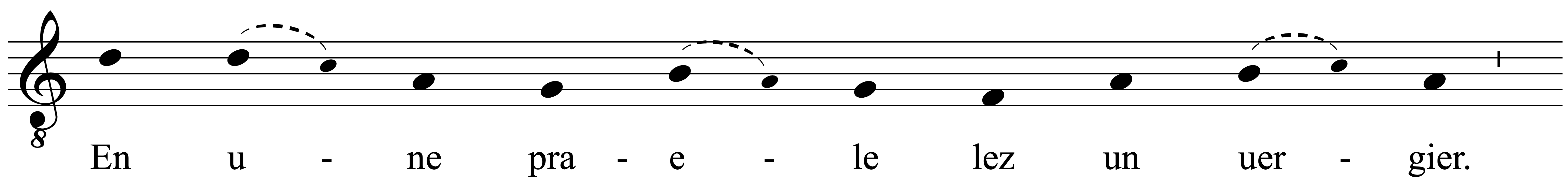 Work musical notation